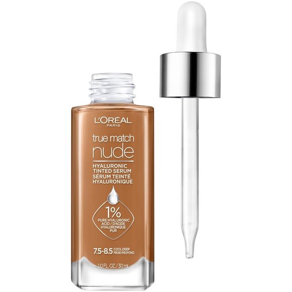 Medium Nude Hyaluronic Tinted Serum Foundation with 1% Hyaluronic acid - Picture 2 of 9